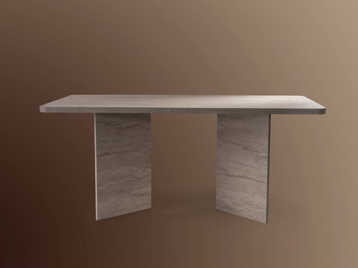 Hanah Home Mesa de Comedor Loft - 2931 en Travertino Hanah Home Mesa de Comedor Loft - 2931 en Travertino